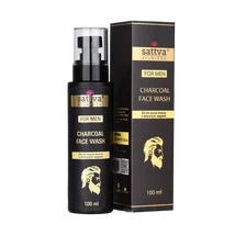 Sattva aktív szenes arctisztító gél férfiaknak 100 ml