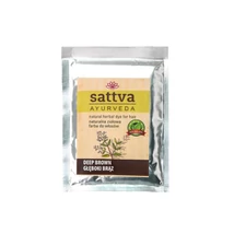 Henna - Természetes növényi hajszínező - mélybarna 10g - Sattva Ayurveda