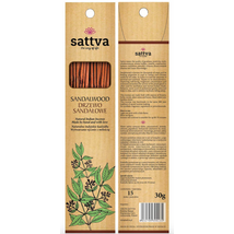 Füstölő, szantál 30g - Sattva Ayurveda