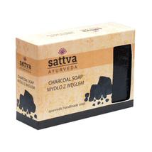 Ajurvédikus kézműves szappan -  Szén 125g - Sattva Ayurveda