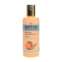 Gyógynövényes hidratáló tusfürdő naranccsal 210ml - Sattva Ayurveda
