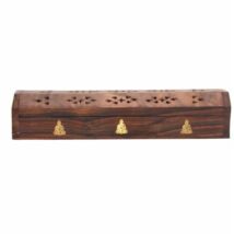 Indian rosewood incense box - Buddha - Sattva Ayurveda