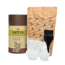 Henna - Natural Herbal Dye for Hair - Light Brown 150g - Sattva Ayurveda