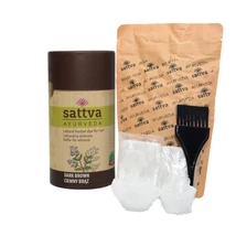 Henna - Természetes növényi hajszínező - sötétbarna 150 g - Sattva Ayurveda