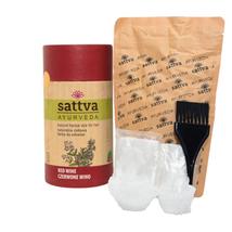 Henna - Természetes növényi hajfesték - Burgundy 150g - Sattva Ayurveda