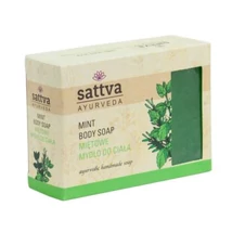 Ajurvédikus kézműves  szappan - Menta 125g - Sattva Ayurveda