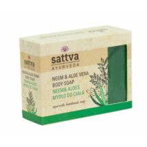 Ajurvédikus kézműves szappan - Neem és Aloe Vera 125g - Sattva Ayurveda