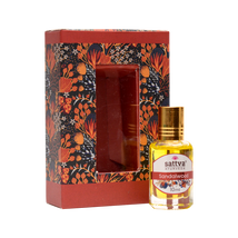 Sandalwood roll on oil perfume 10ml - Sattva Ayurveda