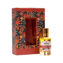 Sandalwood roll on oil perfume 10ml - Sattva Ayurveda