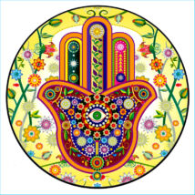 Mandala Ablakmatrica - Fatima keze