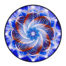 Mandala Ablakmatrica - Lótusz kék barna