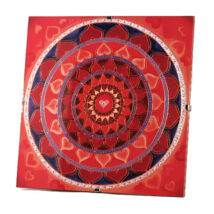 Mandala falikép - Szerelem piros