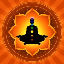 Mandala hűtőmágnes - Gyógyító Buddha