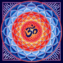 Mandala fridge magnet
