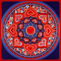 Mandala fridge magnet