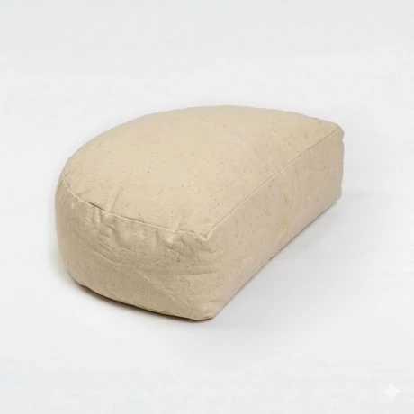 Félhold meditációs párna belső, 100% pamut - Bindu