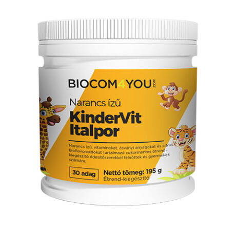 Kindervit narancsízű italpor - Biocom