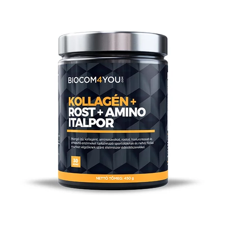 Kollagén+Rost+Amino Italpor mangó ízű - Biocom