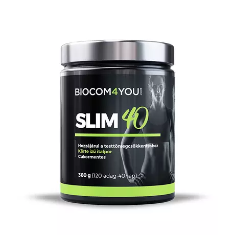Slim 40 Körte ízű italpor 360 g - Biocom