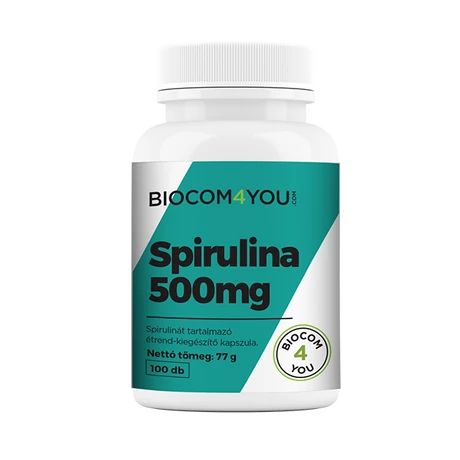 Spirulina Alga kapszula 100 db - Biocom