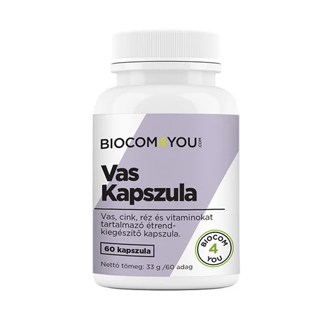 Vas kapszula 60 db - Biocom