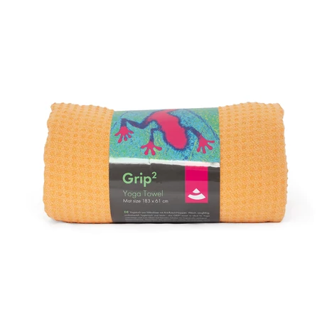 GRIP² jógatörölköző - Saffron Orange  - Bodhi