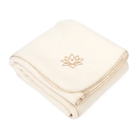 Polár jógatakaró ASANA Lotus hímzéssel - lila - Bodhi