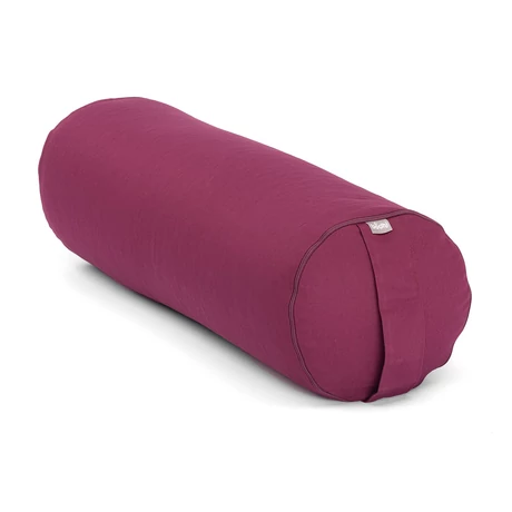 Bolster ECO Pamut hengerpárna - Aubergine - Bodhi
