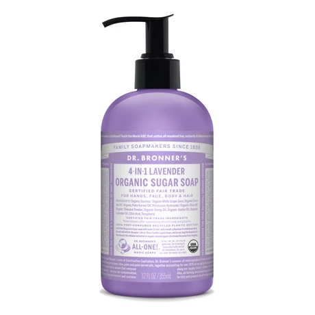 Dr. Bronner's Bio nádcukros szappan - Levendula 355ml