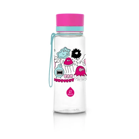 BPA mentes műanyag kulacs 400ml - Szörnyek - Equa