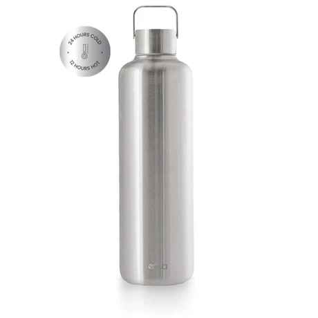 Timeless duplafalú termoszkulacs 1000ml - Ezüst - Equa