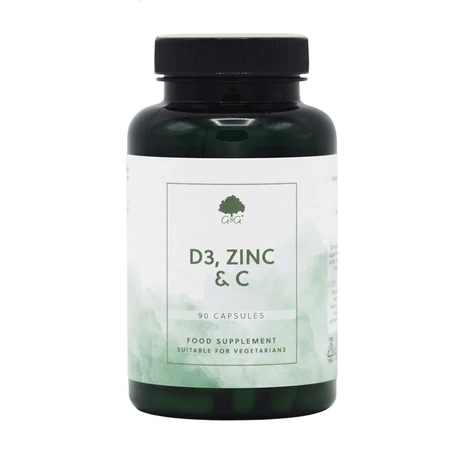 D3, cink és C-vitamin 90 kapszula - G&amp;G