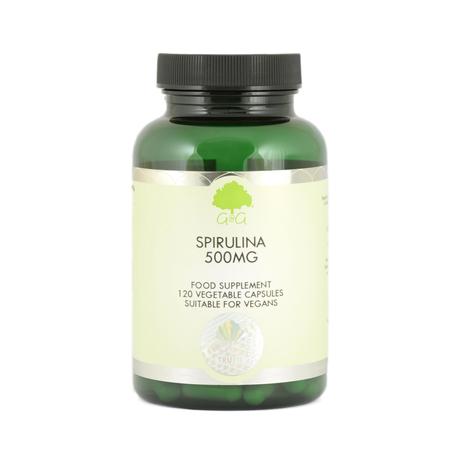 Spirulina alga 500mg 120 kapszula – G&G
