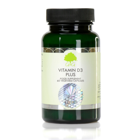Vitamin D3 Plus (with calcium & K2) - 60 Capsules – G&G