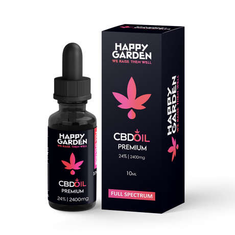 CBD olaj 24% 2400mg - Happy Garden