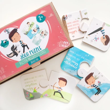 Jóga Puzzle pozitív megerősítésekkel - Jógakaland