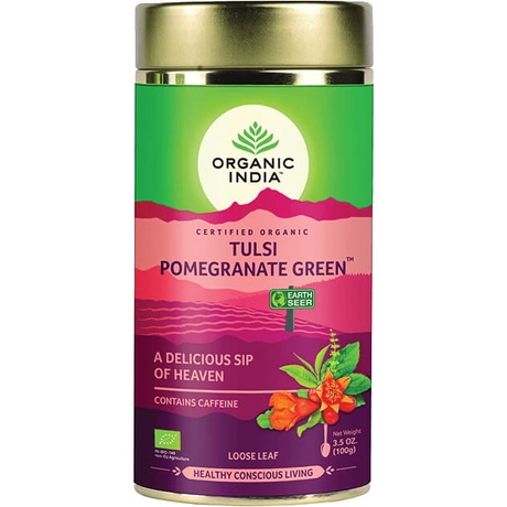 Bio Tulsi tea - Gránátalmás Zöld tea - Szálas