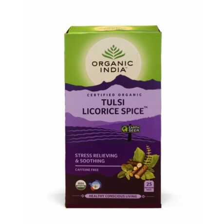 Bio Tulsi tea - Édesgyökér - Filteres - Organic India