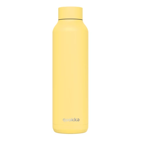 Solid - Loght Yellow fémkulacs 630ml - Quokka