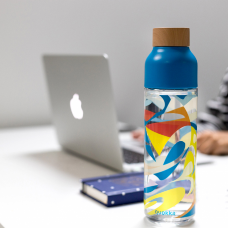 مشهور صوت الرعد العاب ناريه  Ice Abstract BPA mentes műanyag kulacs 840ml - Quokka: 11.40 €