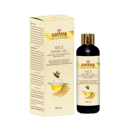 Rizs hajolaj rozmaringgal és argánnal 100ml - Sattva Ayurveda