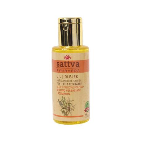 Korpásodás elleni hajolaj teafával és rozmaringgal 100ml - Sattva Ayurveda