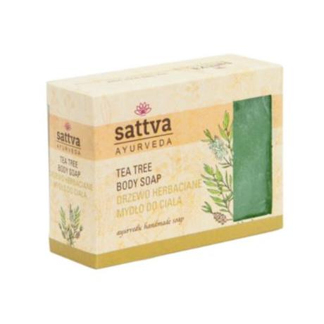 Ajurvédikus kézműves szappan - Teafa 125g - Sattva Ayurveda