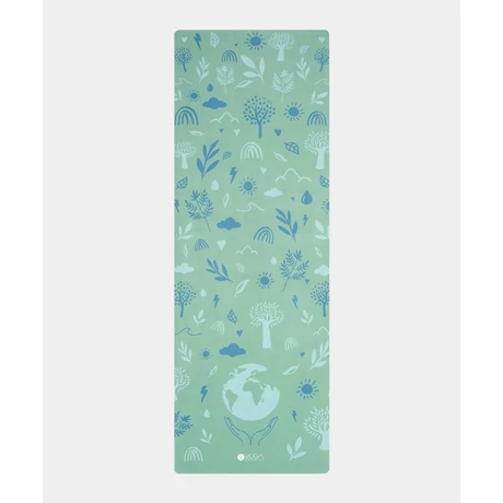 Combo Yoga Mat - Green Earth - YogaDesignLab