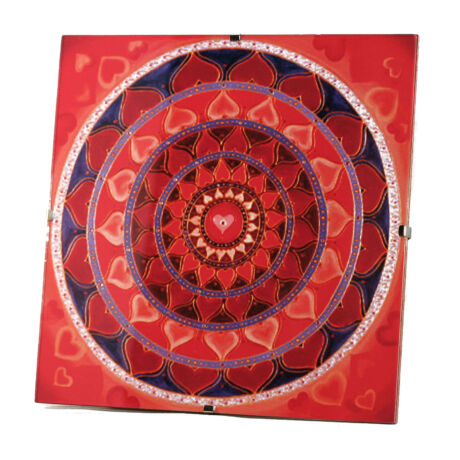 Mandala falikép - Szerelem piros