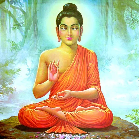 Mandala falikép - Buddha