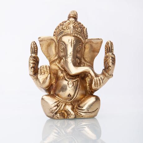 Ganesh brass statue 12cm - Bodhi