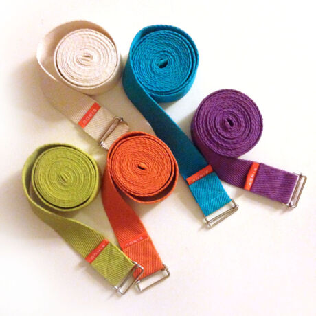 jógaheveder, yoga strap, színes Bindu