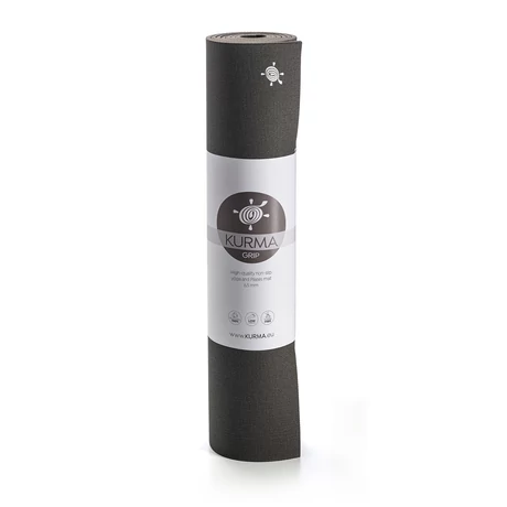 Jógaszőnyeg, jógamatrac, yoga mat,  Kurma Black Grip