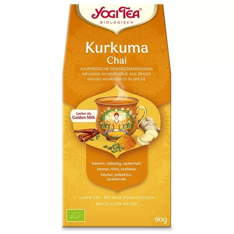 Kurkuma szálas chai bio tea - Yogi Tea